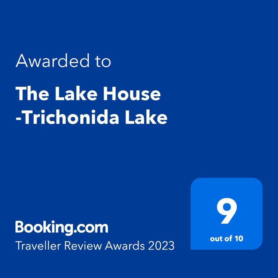 The Lake House" -Trichonida Lake Marathias  Exterior foto